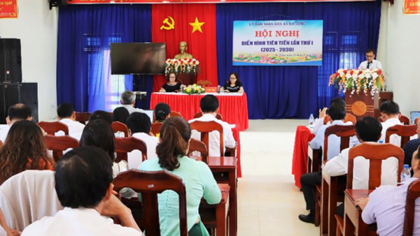 Ủy ban Nhân dân xã Ba Động tổ chức Hội nghị điển hình tiên tiến lần thứ I, giai đoạn 2025 – 2030.