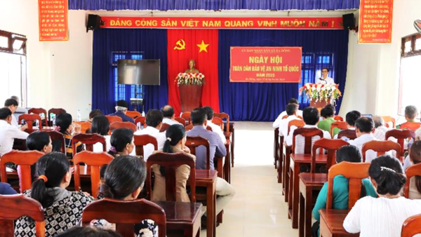 BA ĐỘNG TỔ CHỨC NGÀY HỘI TOÀN DÂN BẢO VỆ AN NINH TỔ QUỐC